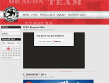 Tablet Screenshot of dragonteam.cz